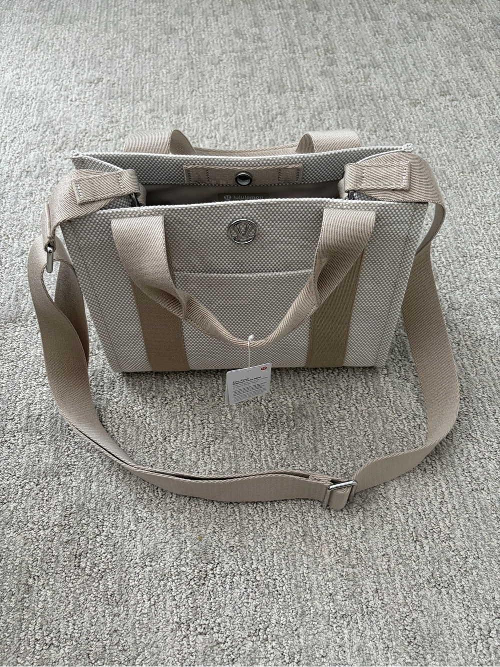 Lululemon athletica Beige Canvas Tote Bag - Picture 8 of 9